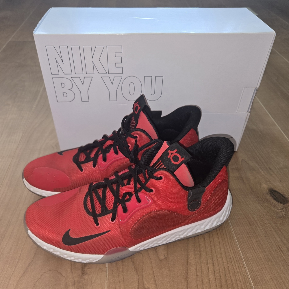 Nike KD Red and Black Athletic Shoes